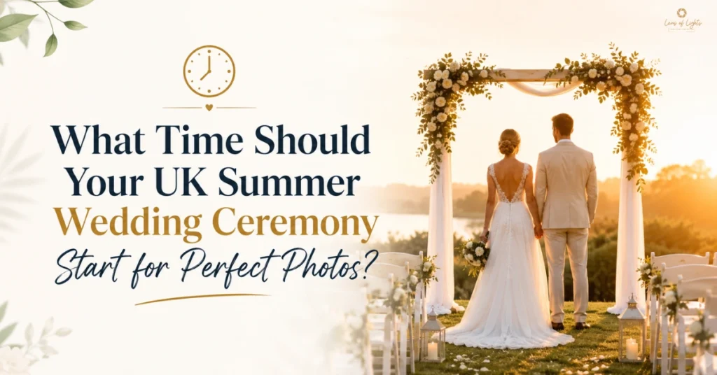 What Time Should Your UK Summer Wedding Ceremony Start for Perfect Photos_Lens of Lights Uk